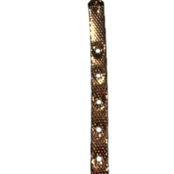 Whiting & Davis Vintage Skinny Gold Mesh Belt - Picture 7 of 7